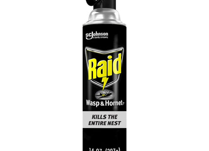 Raid Wasp and Hornet Killer Spray Defense System Insect Repellent 14oz (2 Pack) - Household Supplies > & Grub Control