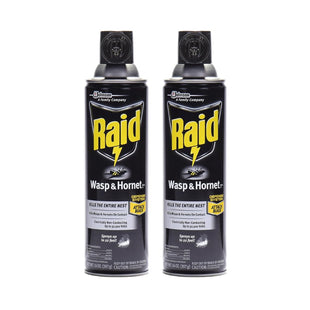 Raid Wasp and Hornet Killer Spray Defense System Insect Repellent 14oz (2 Pack) - Household Supplies > & Grub Control