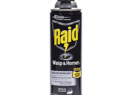 Raid Wasp and Hornet Killer Spray Defense System Insect Repellent 14oz (5 Pack) - Household Supplies > & Grub Control