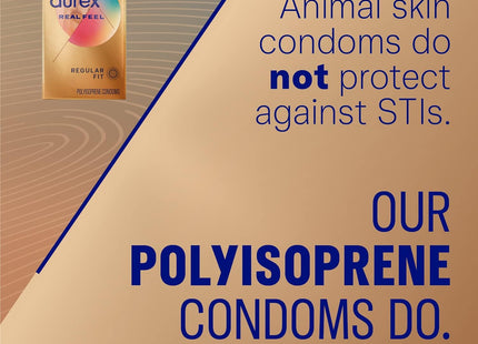 Real Feel Polyisoprene Non Latex Lubricated Ultra Thin Condoms 10ct - Health Care > Sexual Wellness & Contraceptives