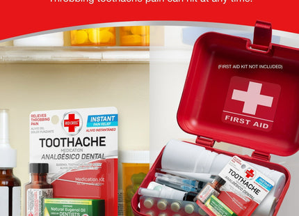 Red Cross Toothache Complete Medication Kit 0.125 Floz Bottle - Personal Care > Oral Teething Pain Relief