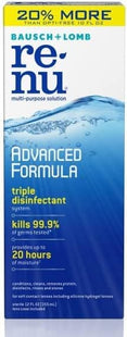 Renu Contact Lens Solution Triple Disinfectant Cleaning 2 Floz (12 Pack) - Personal Care > Vision