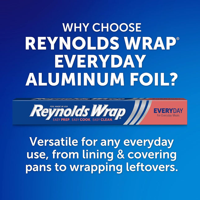 Reynolds Food Standard Aluminum Foil wrap 12 Inch 30 Square (10 Pack) - Kitchen & Dining > Storage Cling Film Wraps