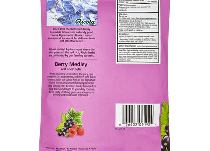 Ricola Alpine Herbs Berry Medley Cough Suppressant Throat Drops 19ct (8 Pack) - Health Care > Coughing & Sore Throats