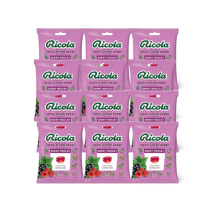 Ricola Alpine Herbs Berry Medley Cough Suppressant Throat Drops 19ct (12 Pack) - Health Care > Coughing & Sore Throats