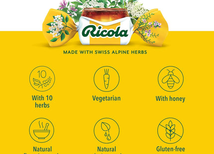 Ricola Honey Herb Herbal Cough Suppressant Throat Drops 24ct Bag (12 Pack) - Health Care > Coughing & Sore Throats Cold