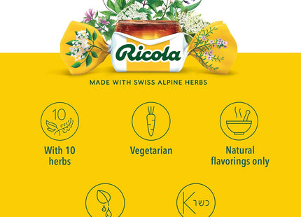 Ricola Origina Natural Swiss Herb Cough Suppressant Throat Drops 21ct (8 Pack) - Health Care > Coughing & Sore Throats