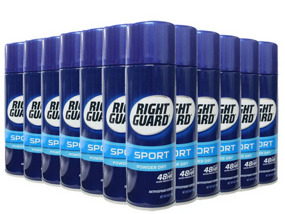 Right Guard Antiperspirant Deodorant Sport Dry Powder 6oz (12 Pack) - Personal Care > Bath & Body Anti-Perspirant