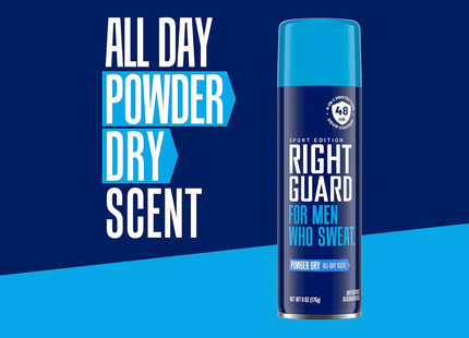 Right Guard Antiperspirant Deodorant Sport Dry Powder 6oz (2 Pack) - Personal Care > Bath & Body Anti-Perspirant