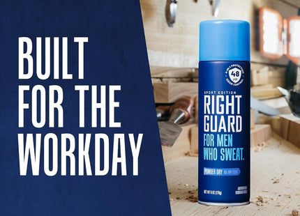 Right Guard Antiperspirant Deodorant Sport Dry Powder 6oz (8 Pack) - Personal Care > Bath & Body Anti-Perspirant