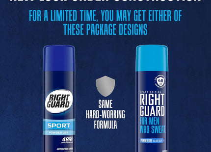 Right Guard Sport Antiperspirant Deodorant Aerosol Spray Unscented 6oz (12 Pack) - Personal Care > Bath & Body