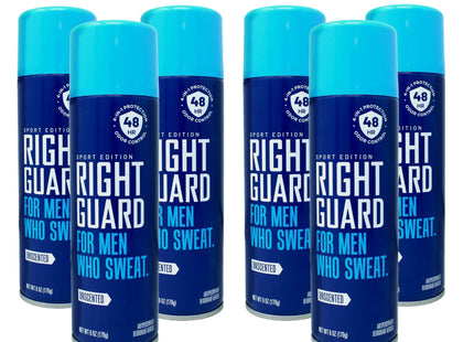 Right Guard Sport Antiperspirant Deodorant Aerosol Spray Unscented 6oz (6 Pack) - Personal Care > Bath & Body