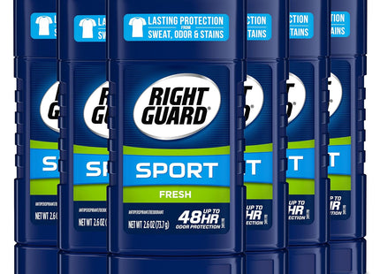 Right Guard Sport Antiperspirant Deodorant Invi Solid Stick Fresh 2.6oz (6 Pack) - Personal Care > Bath & Body