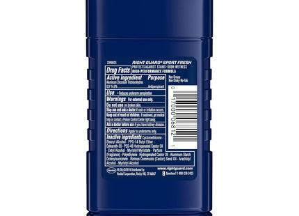 Right Guard Sport Antiperspirant Deodorant Invi Solid Stick Fresh 2.6oz - Personal Care > Bath & Body Anti-Perspirant
