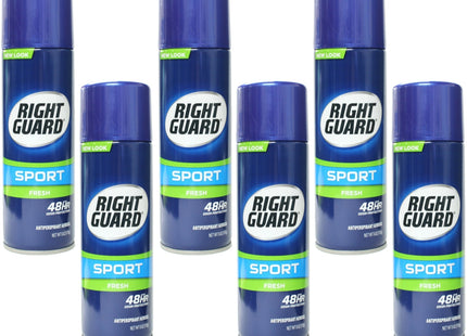 Right Guard Sport Antiperspirant & Deodorant Spray Fresh Scent 6oz (6 Pack) - Personal Care > Bath Body Anti-Perspirant