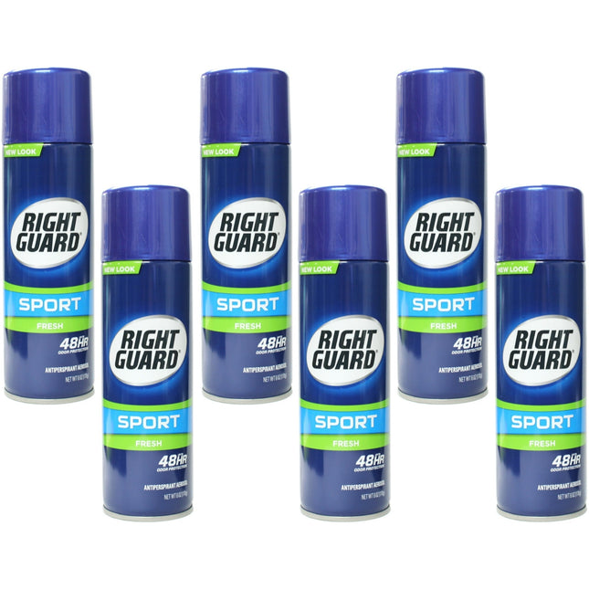 Right Guard Sport Antiperspirant & Deodorant Spray Fresh Scent 6oz (6 Pack) - Personal Care > Bath Body Anti-Perspirant