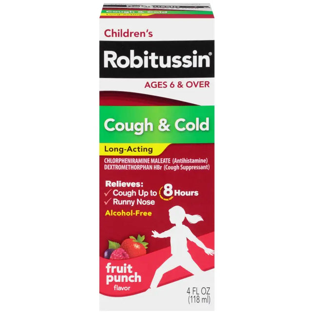 robittussin cough and cold syrup