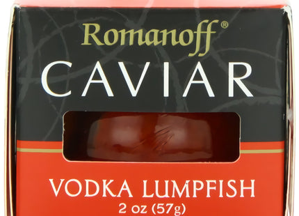 Romanoff Caviar Vodka Red Lumpfish Less Salty Gluten Free 2oz (24 Pack) - Food & Beverages > Pantry Preserved Seafood