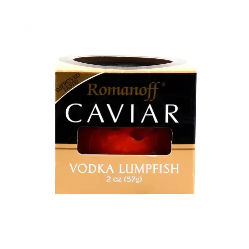 a box of cavar vodka