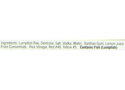 Romanoff Caviar Vodka Red Lumpfish Less Salty Gluten Free 2oz (2 Pack) - Food & Beverages > Pantry Preserved Seafood