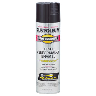 Rust-Oleum Professional High Performance Gloss Spray Paint Black 15oz - Interior & Exterior