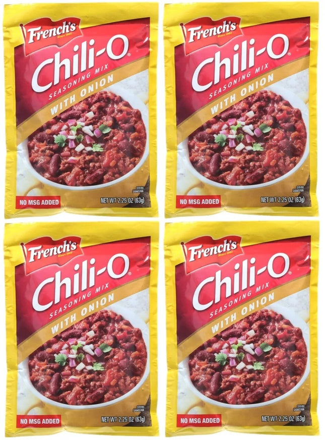 French's Chili-O Seasoning Mix, Original, No MSG Added, Envelope, 1.75 Ounce (Pack Of 4)