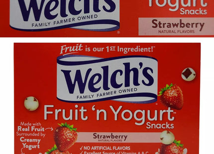 Welch's Strawberry Fruit 'n Yogurt Strawberry, 0.7 Ounces, 8 Count per Box (Pack Of 6)