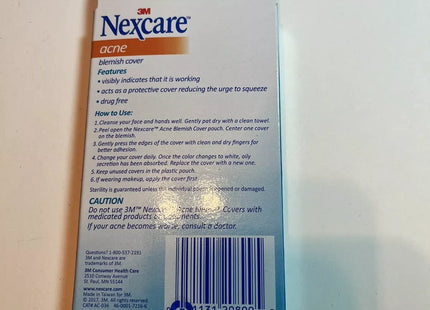 Nexcare Absorbing Acne Cover Invisible Non-Drying 36 Count (Pack Of 1)