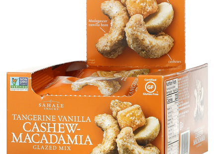 Sahale Snacks Tangerine Vanilla Cashew-Macadamia Glazed Mix 1.5oz (12 Pack) - Food & Beverages > Baking Desserts Nuts