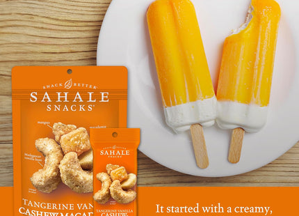 Sahale Snacks Tangerine Vanilla Cashew-Macadamia Glazed Mix 1.5oz (12 Pack) - Food & Beverages > Baking Desserts Nuts