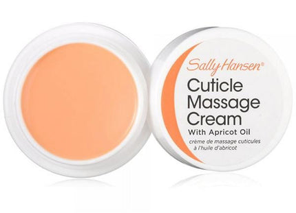 Sally Hansen Cuticle Massage Cream, Nail Treatment, Moisturizer, with Apricot Oil, 0.4 Ounce (Pack Of 3)