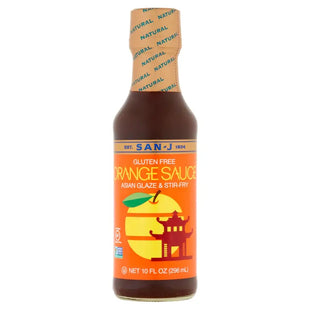 a bottle of sauce with a label on it