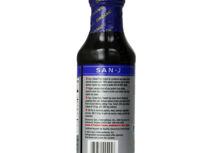 San J Tamari Soy Sauce Organic Reduced Sodium 10 Floz (12 Pack) - Food & Beverages > Condiments Sauces