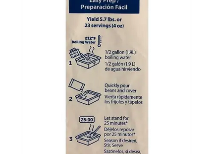 a bag of paper with instructions for the preparation of a paper bag