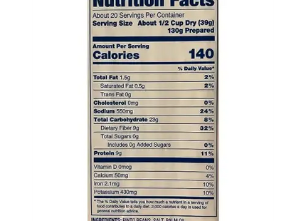 nut nut nutrition label