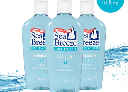 Sea Breeze Classic Clean Original Astringent for Sensitive Skin 10oz (12 Pack) - Personal Care > Cleansers & Toners