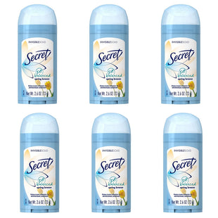 Secret Invisible Solid Antiperspirant Deodorant Spring Breeze 2.6oz (6 Pack) - Personal Care > Bath & Body