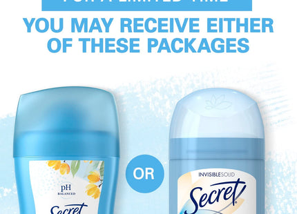Secret Invisible Solid Antiperspirant Deodorant Spring Breeze 2.6oz - Personal Care > Bath & Body Anti-Perspirant