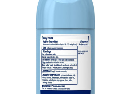 Secret Wide Solid Antiperspirant Deodorant Shower Fresh Stick 1.7oz (6 Pack) - Personal Care > Bath & Body