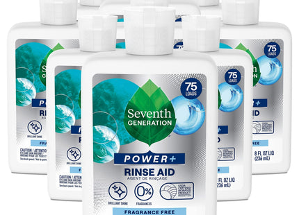 Seventh Generation Dishwasher Rinse Aid Free and Clear Fragrance 8oz (9 Pack) - Household Supplies > Cleaning Products