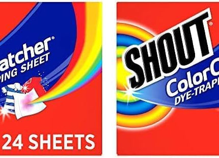 Shout Color Catcher For All Water Temperature Dye-Trapping Sheets 24ct (2 Pack) - Household Supplies > Laundry