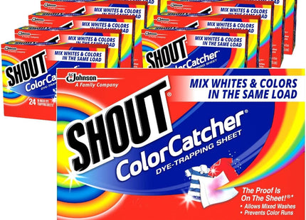 Shout Color Catcher For All Water Temperature Dye-Trapping Sheets 24ct (12 Pack) - Household Supplies > Laundry
