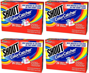 Shout Color Catcher For All Water Temperature Dye-Trapping Sheets 24ct (4 Pack) - Household Supplies > Laundry