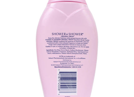 Shower to Original Fresh Absorbent Body Powder 8oz - Personal Care > Skin Powders