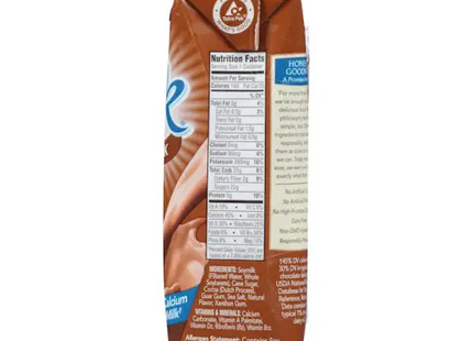 a close up of a carton of chocolate milk