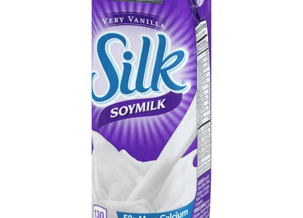 Silk Milk Shelf-Stable Soymilk Singles Very Vanilla Dairy-Free 8oz (2 Pack) - Food & Beverages > Non-Alcoholic Drinks