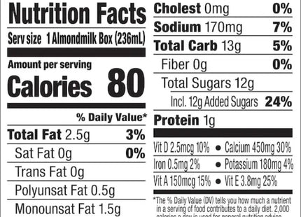 a close up of a nutrition label for a food product