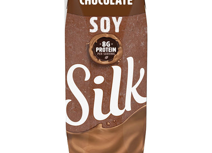 Silk Soy Milk Singles Chocolate Shelf-Stable Dairy-Free 8 Floz (12 Pack) - Food & Beverages > Non-Alcoholic Drinks