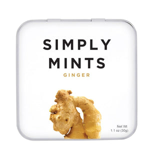 Simply Gum Mints Natural Ginger Breath 1.1oz (12 Pack) - Food & Beverages > Sweets Chocolate Gums