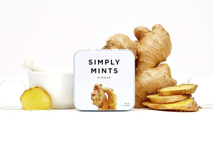 Simply Gum Mints Natural Ginger Breath 1.1oz (12 Pack) - Food & Beverages > Sweets Chocolate Gums